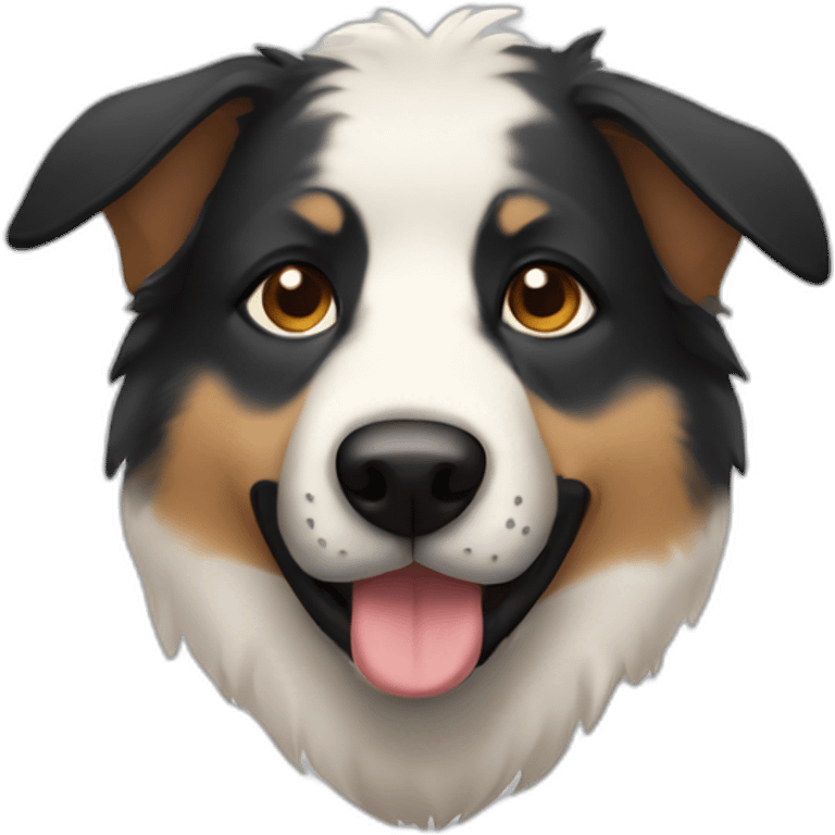 shepherd dog in muzzle emoji