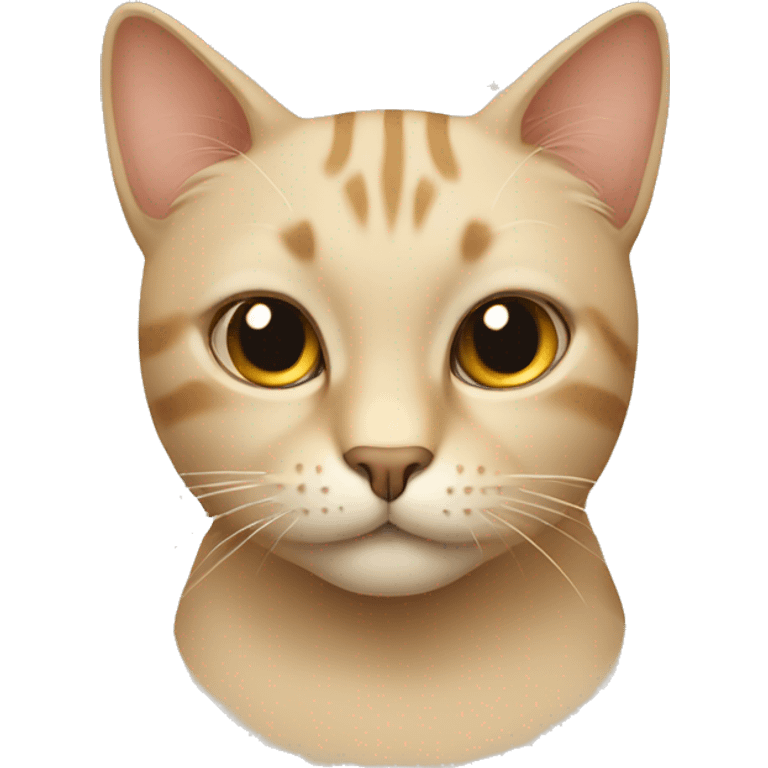 Beige cat  emoji