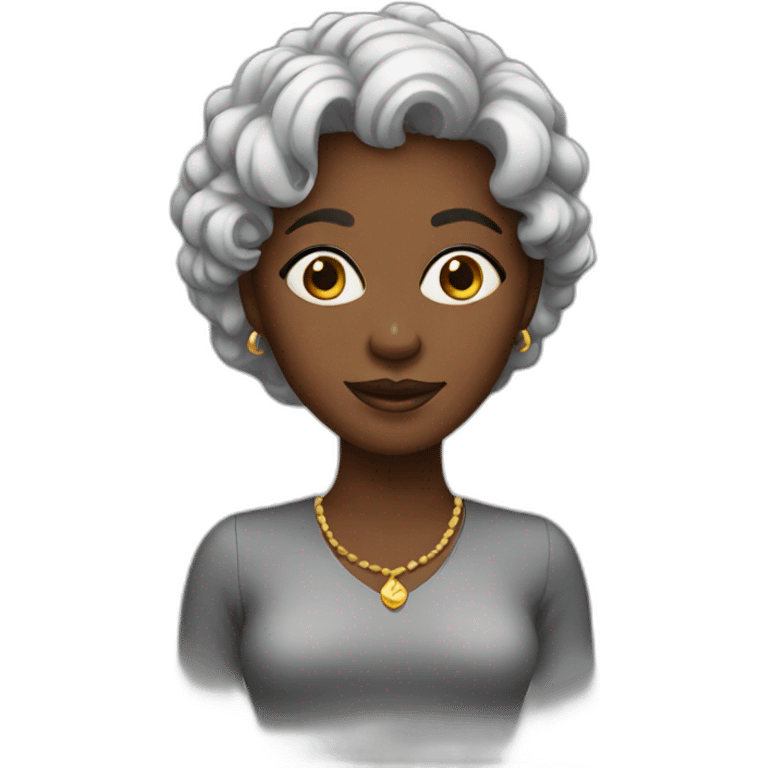 black lady emoji