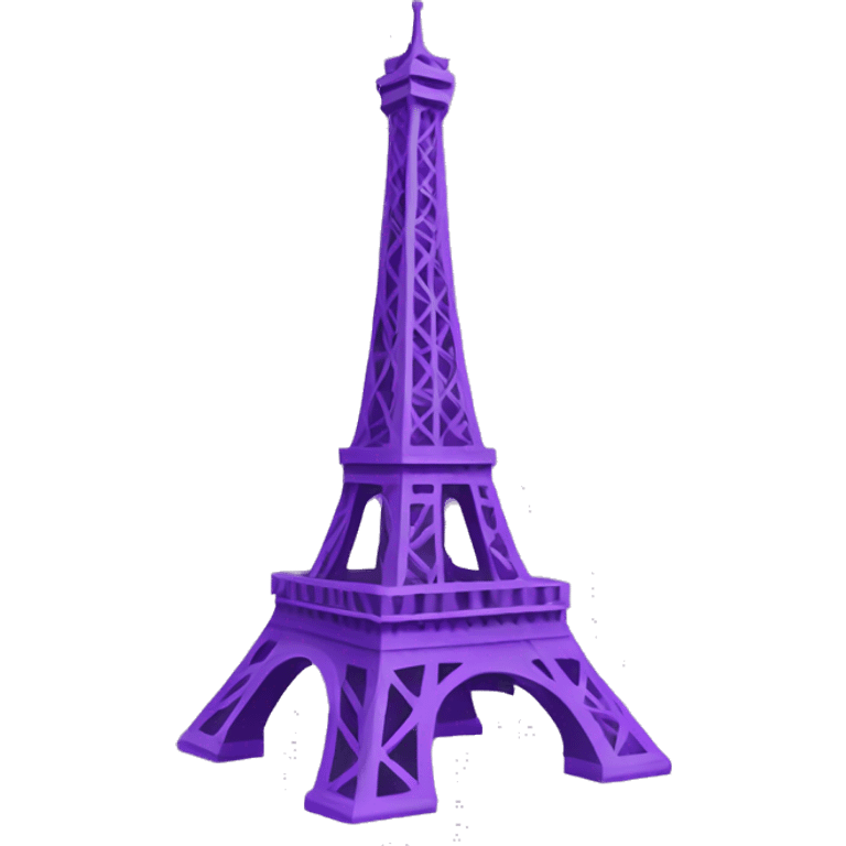 Purple effel tower  emoji