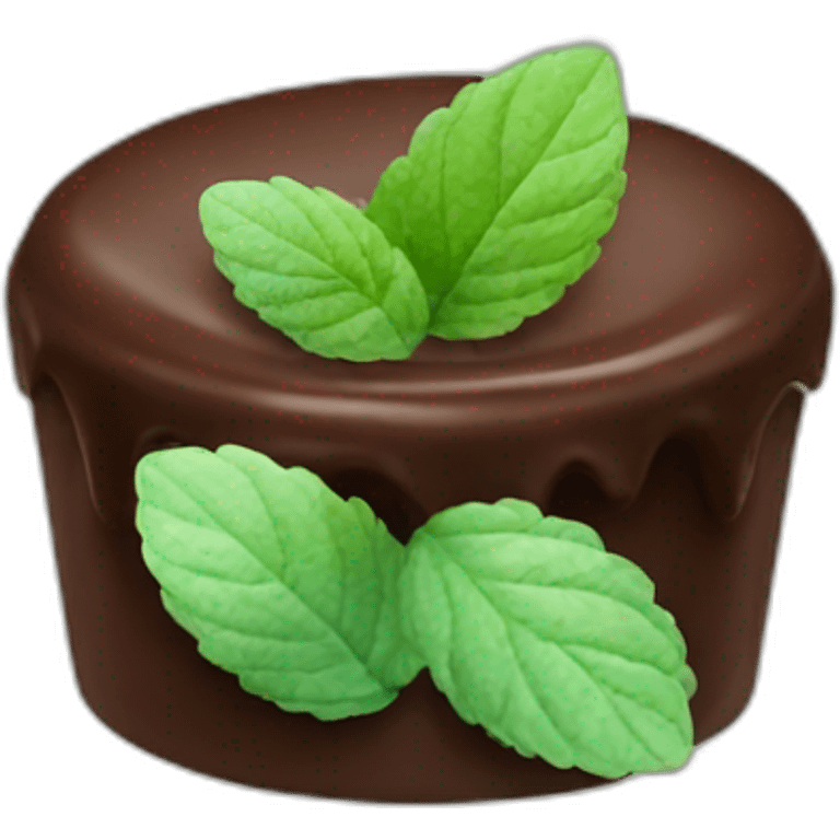 chocolate mint emoji