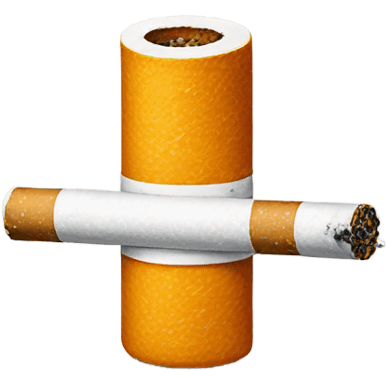 Cigarette with weights  emoji