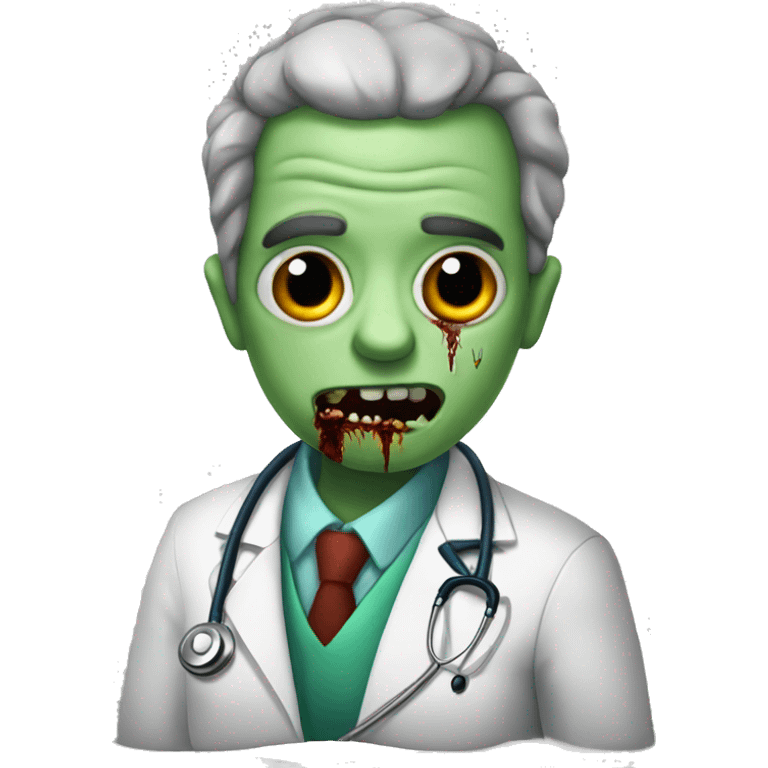 Doctor zombie emoji