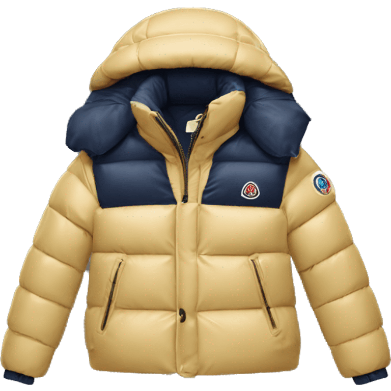 Moncler puffer jacket emoji