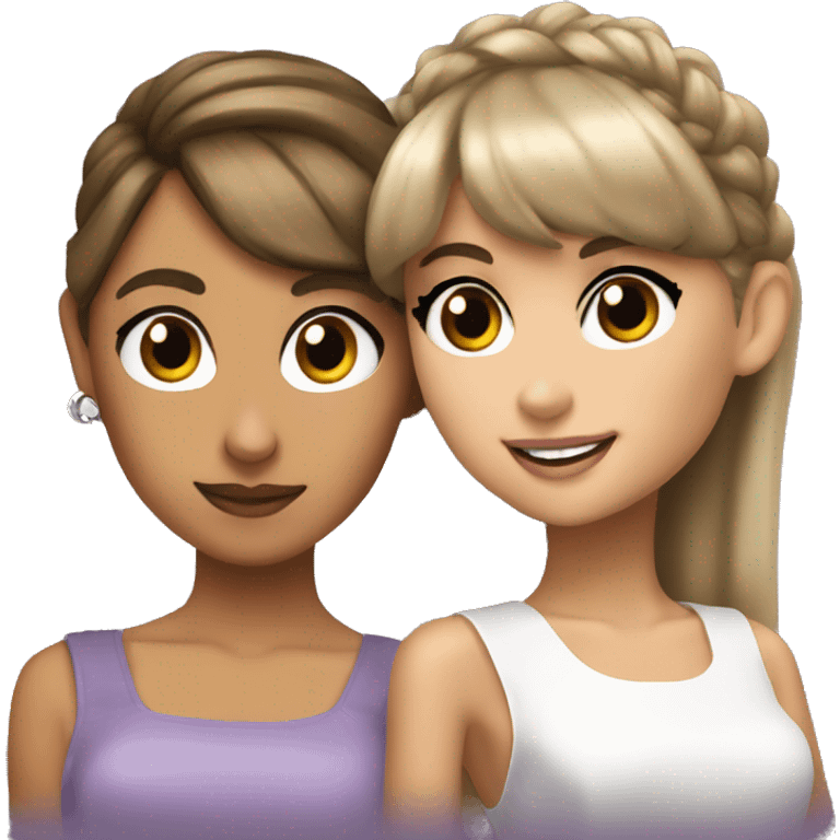 Ariana Grande and Taylor Swift  emoji