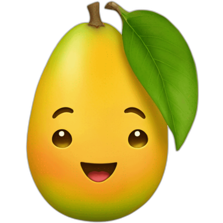 Mango with kemon emoji