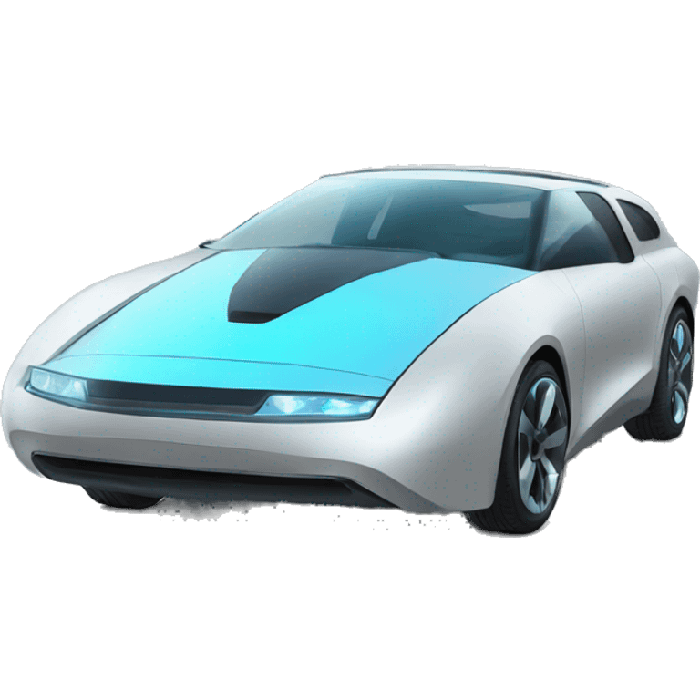 Futuristic car emoji