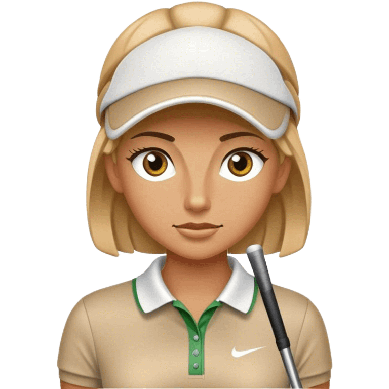 Female golf player emoji