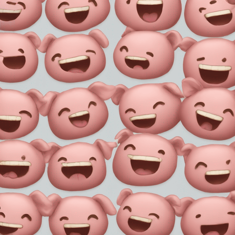 Happy ham  emoji