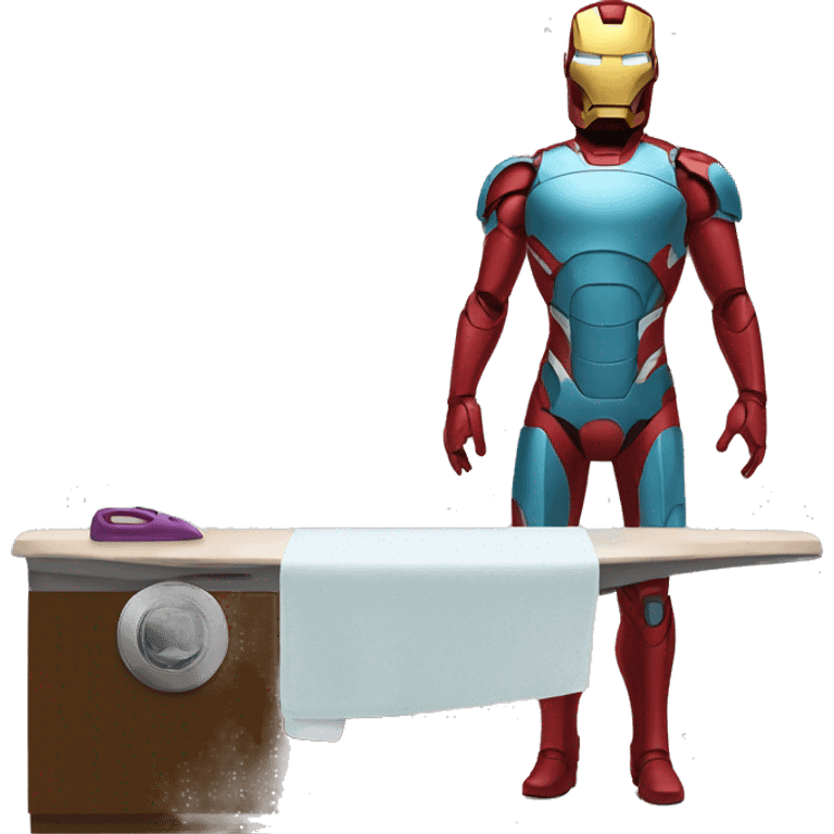 ironman ironing clothes emoji