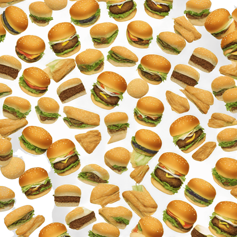 golfer burger emoji