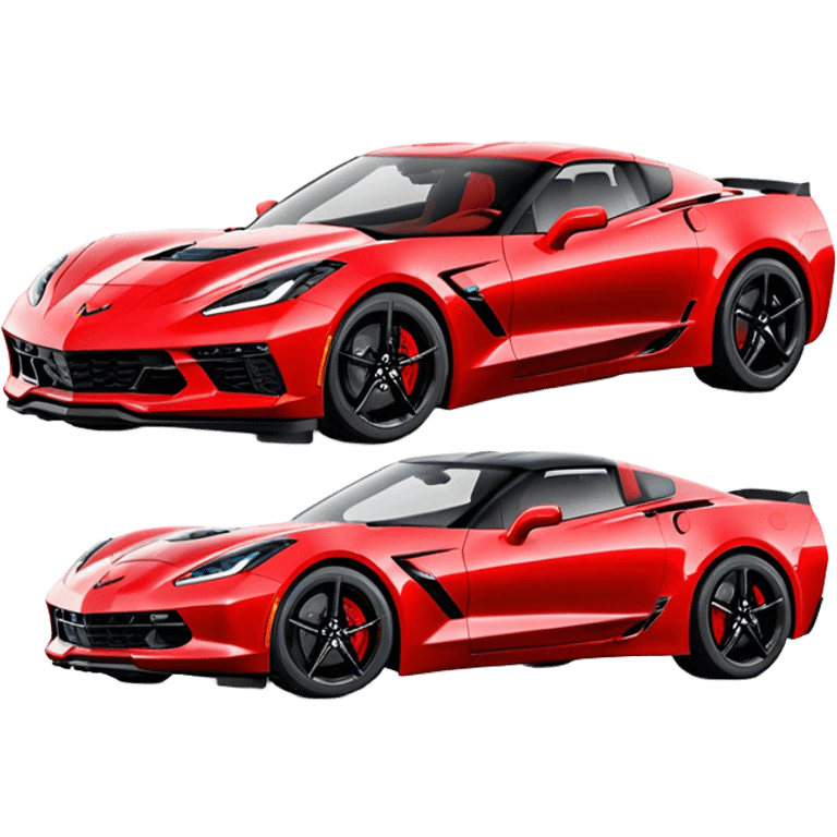 Chevrolet Corvette - Chevrolet (Model Year: 2022) (Iconic colour: Red) emoji