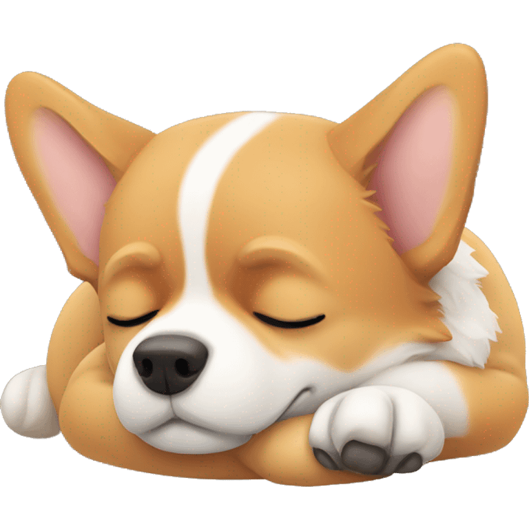 Corgi sleep emoji