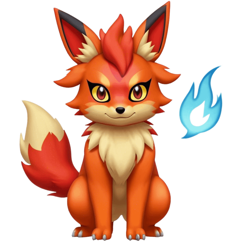  Quilava-Litten-Flareon-Digimon-hybrid full body emoji