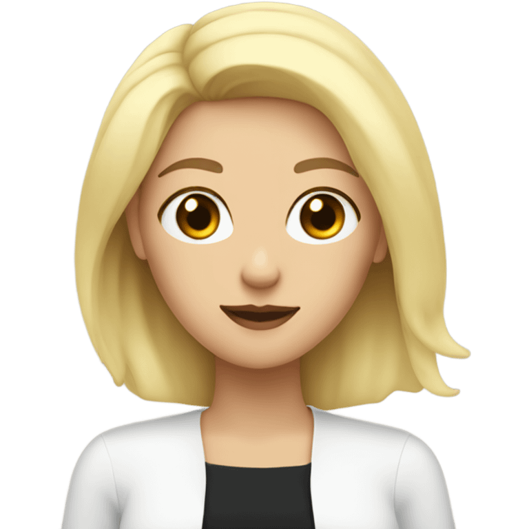 Woman with black hair and woman with blonde hair heart in the middle  emoji