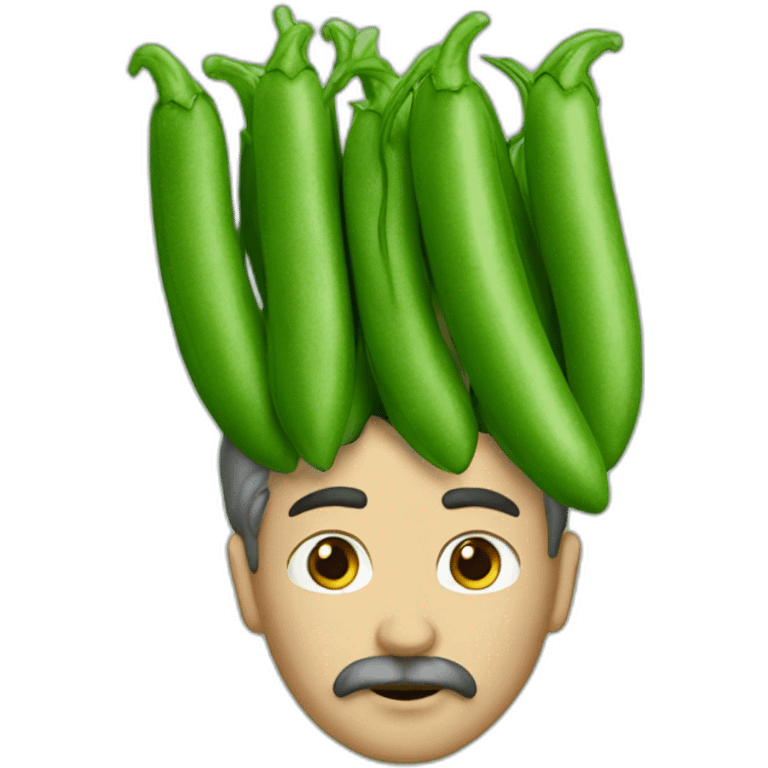 a green bean dictator emoji