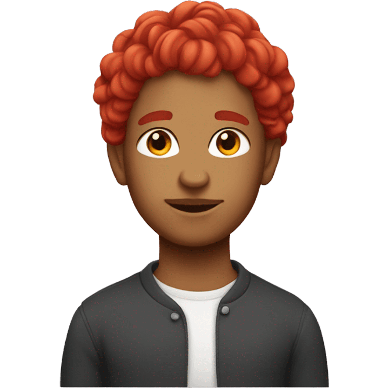 Aries with red hair emoji