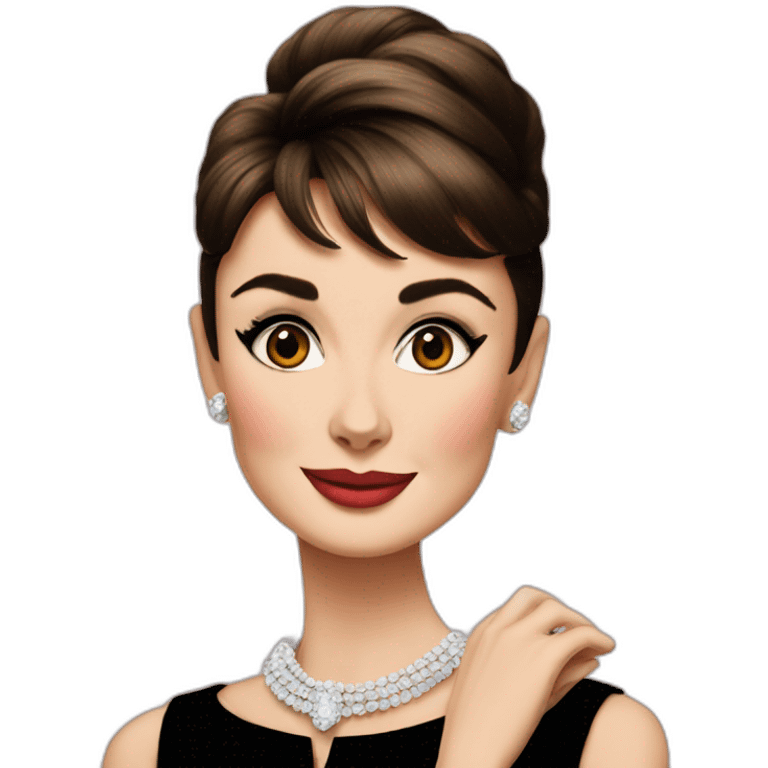 Audrey Hepburn emoji