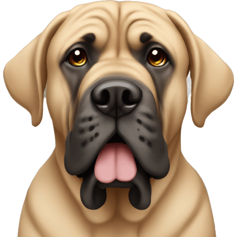 Tan great mastiff emoji