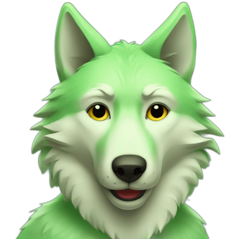 Green Wolf Balalaika emoji