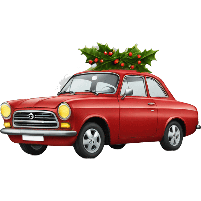 Opel christmas decorated emoji