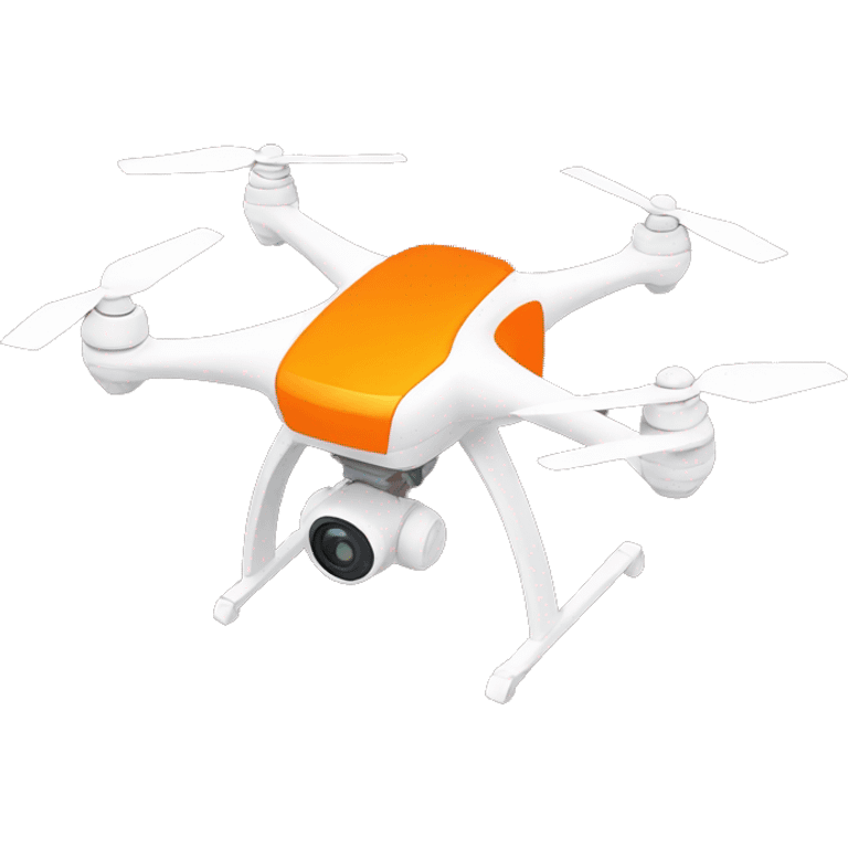 drone with orange backgro emoji