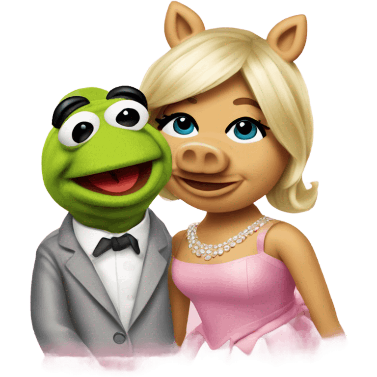 Miss Piggy & Kermit the Frog emoji