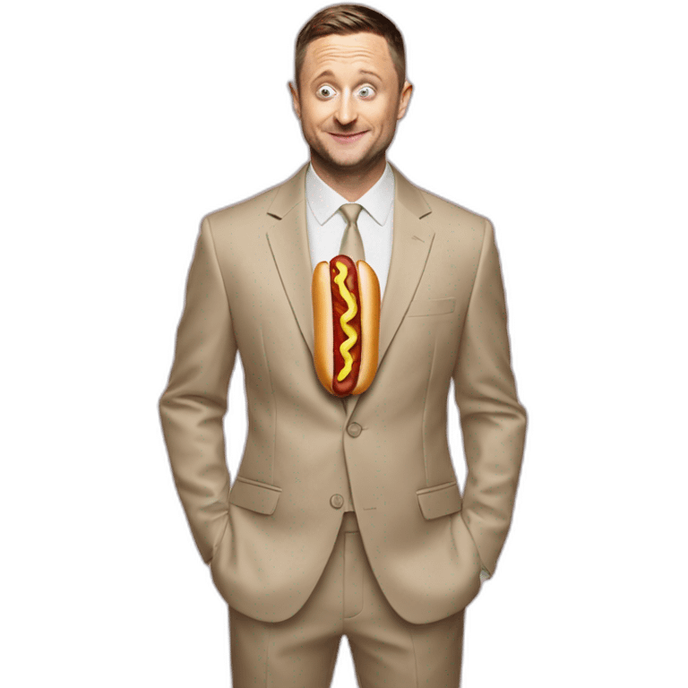 hot dog suit random Tim Robinson emoji