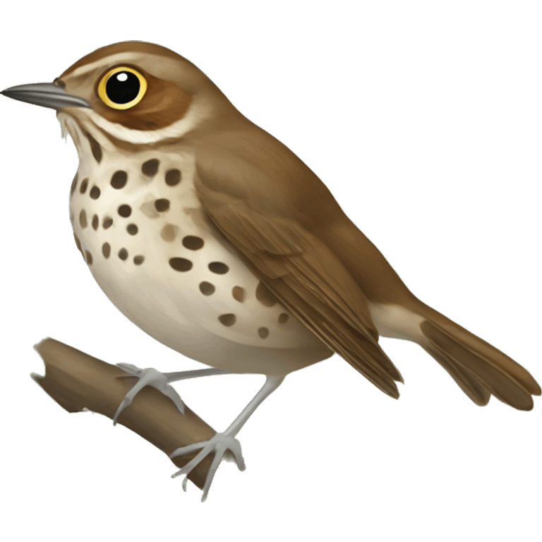 hermit thrush emoji