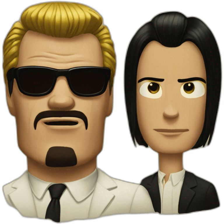 pulp fiction poster emoji