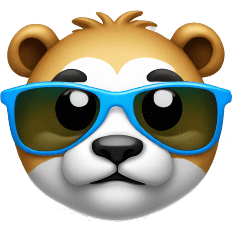 Pandabär mit sonnenbrille emoji