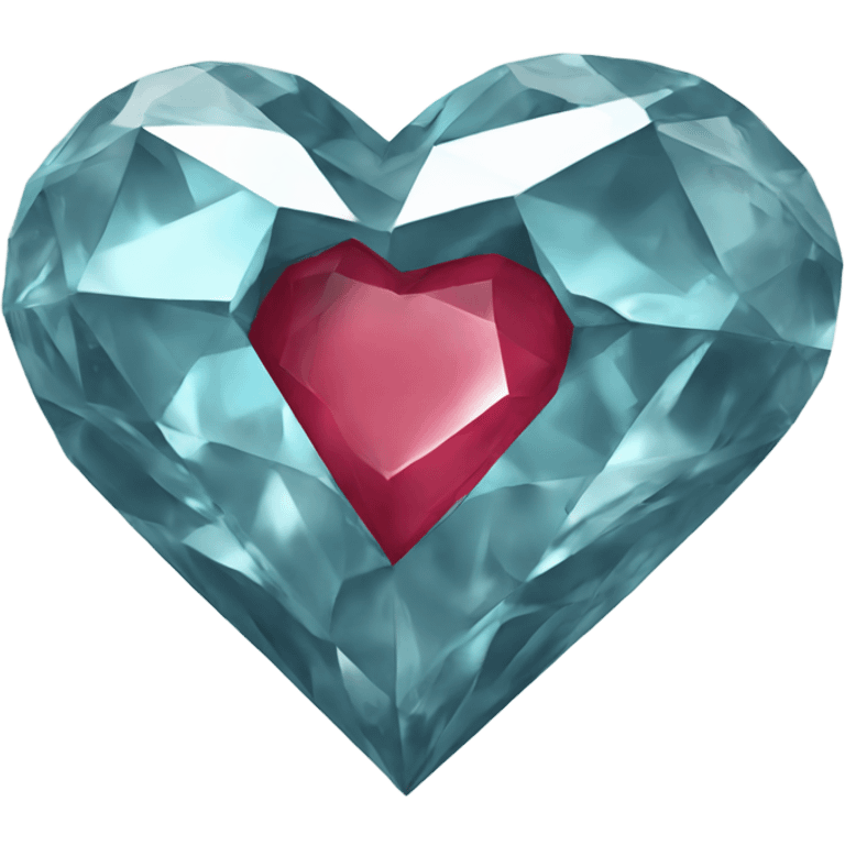 broken diamond heart emoji