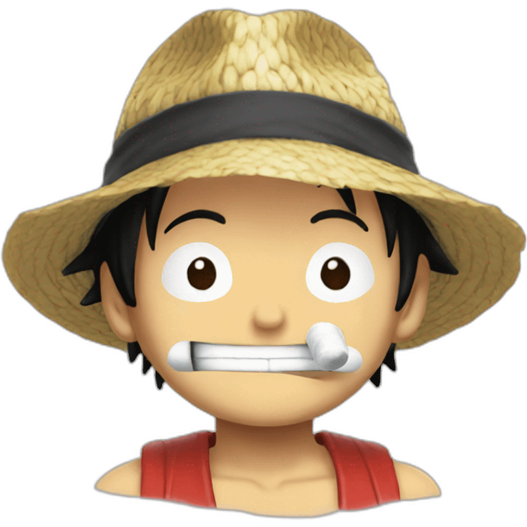 luffy who smoke emoji