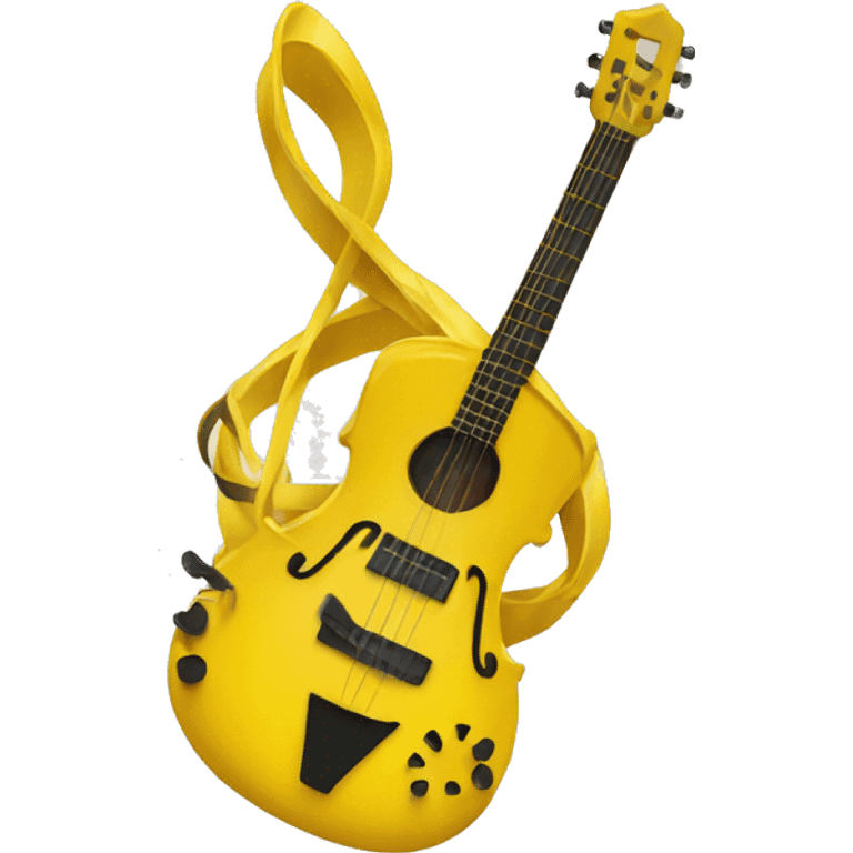 Music yellow emoji