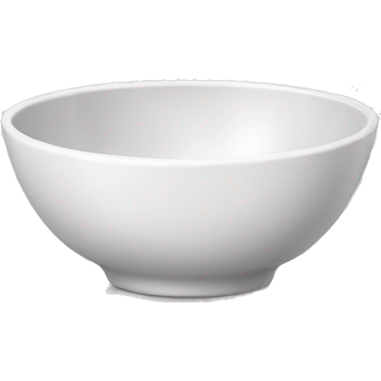 white bowl emoji