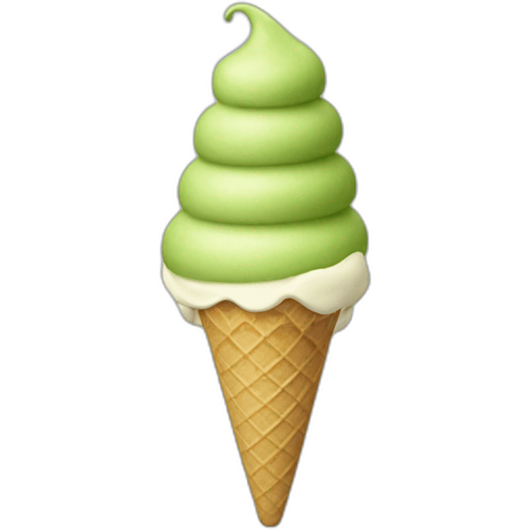 pistachio ice cream  emoji