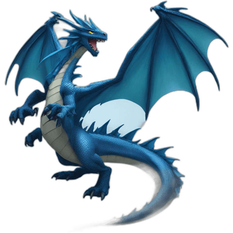 Blue eyes ultimate dragon emoji