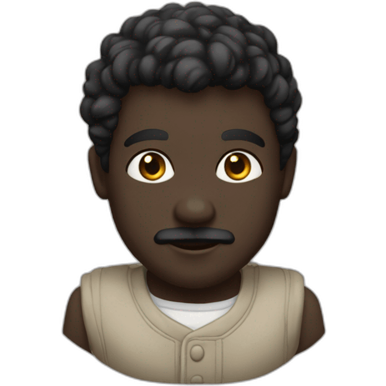 Noire ramasse coton emoji