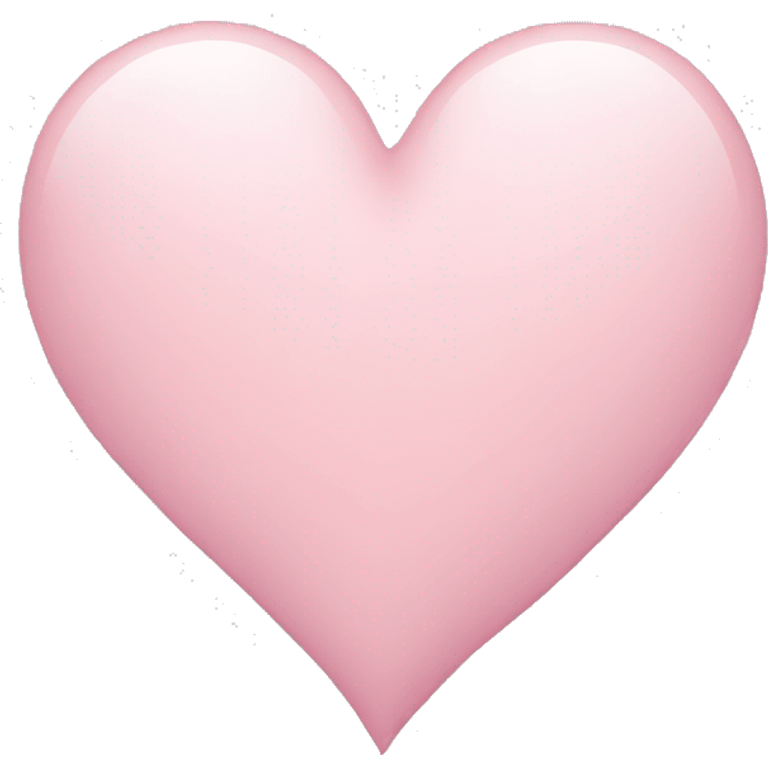 light pink heart emoji