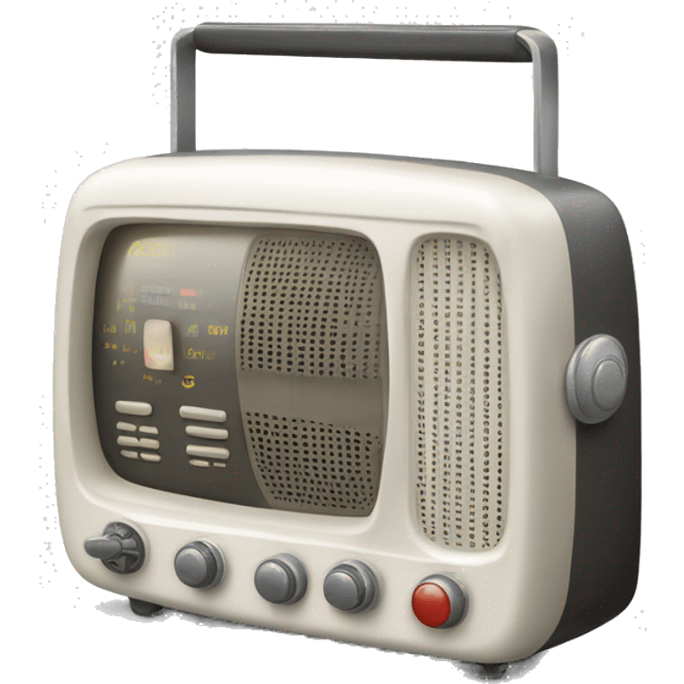 white soviet radio receiver emoji