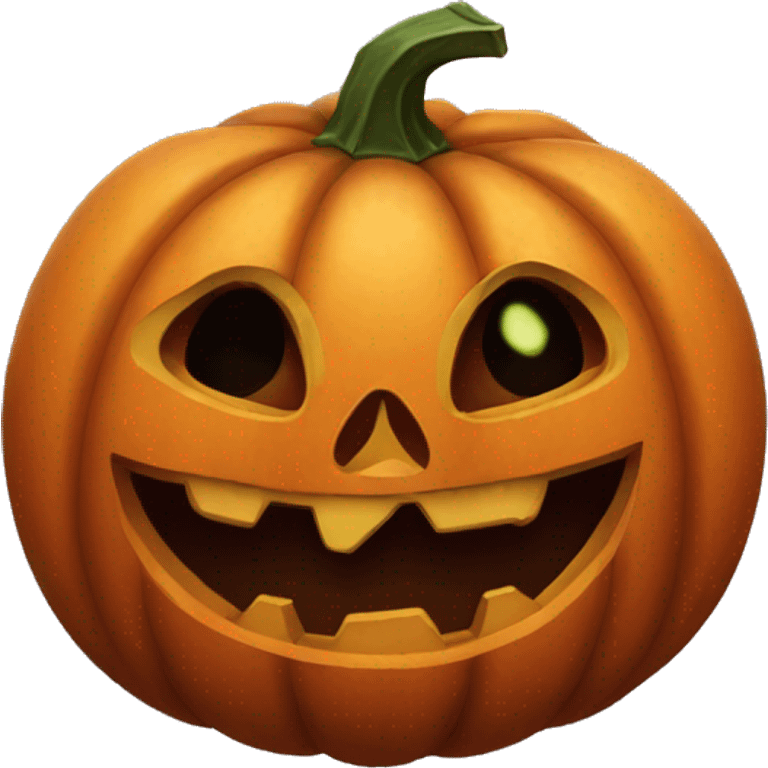 Spooky pumpkin  emoji