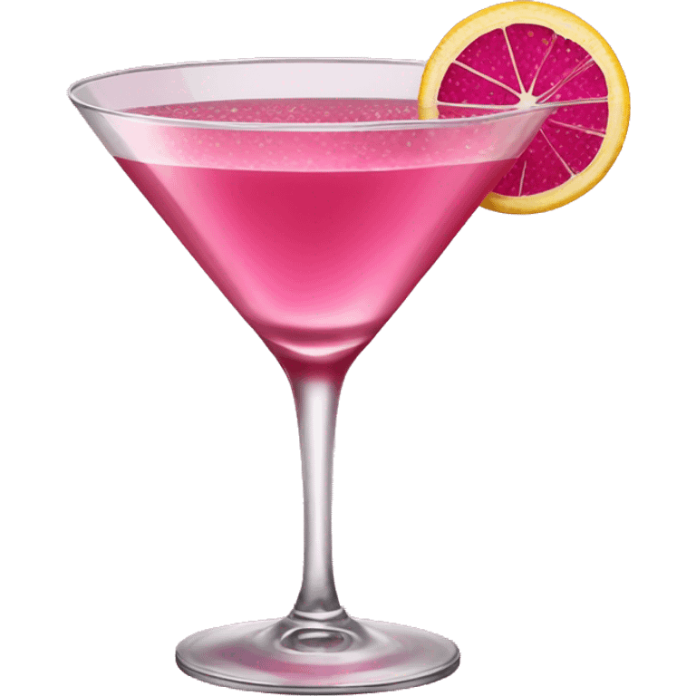 Pink cosmo cocktail drink emoji