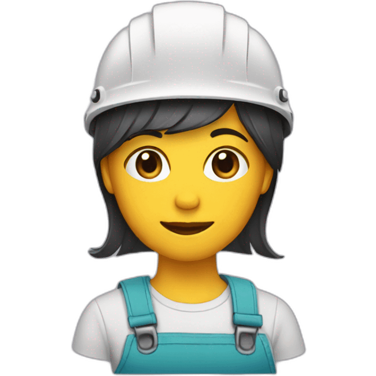 hairdresser-with-a-construction-helmet emoji