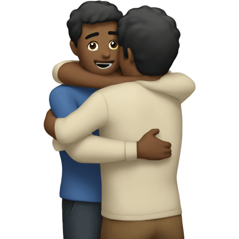 Friends hug emoji