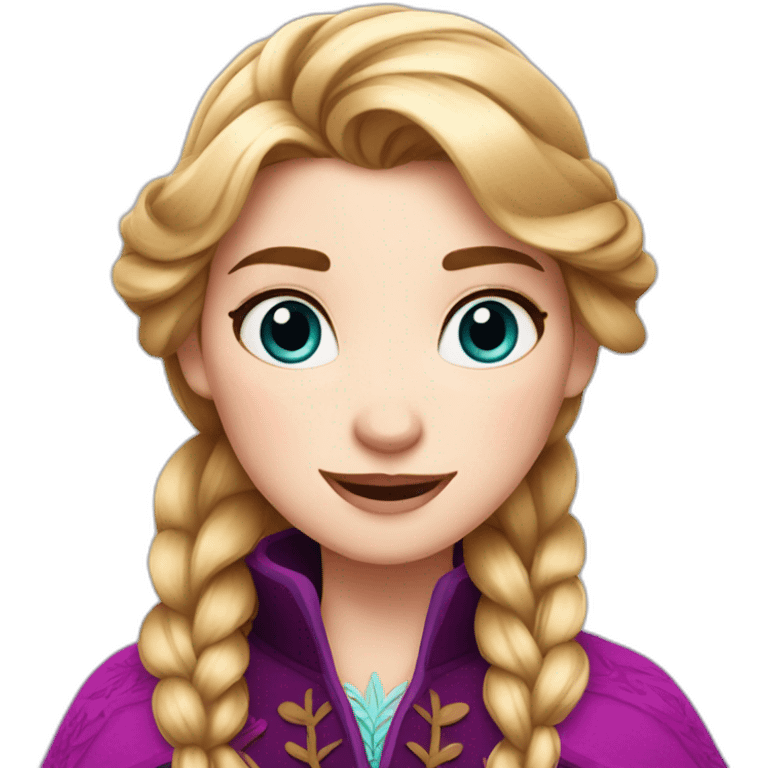 anna from frozen emoji