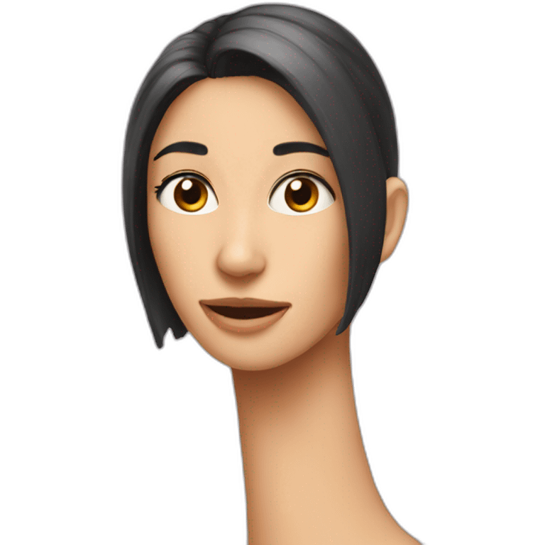 long neck karen emoji