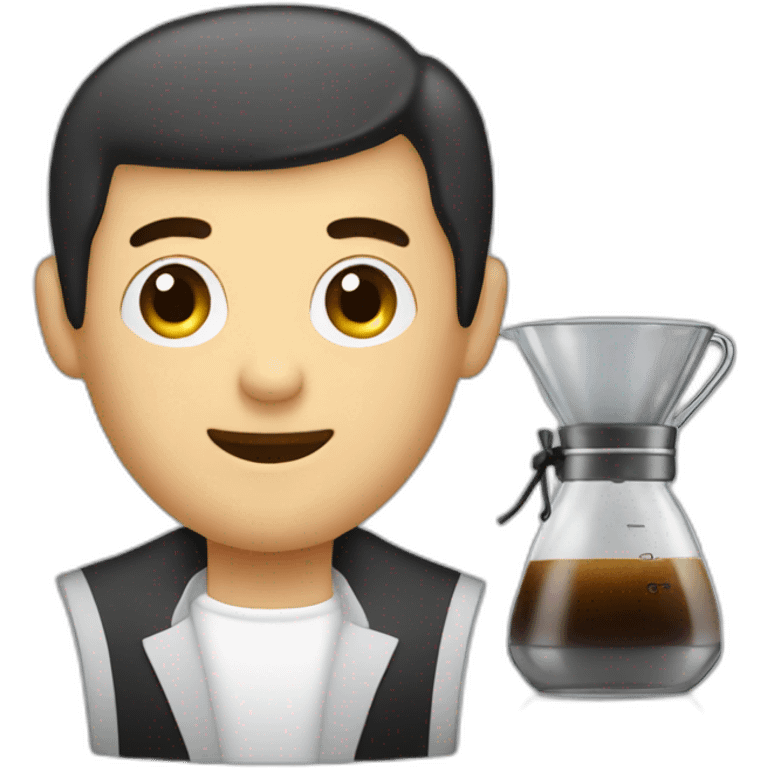 Barista chemex emoji