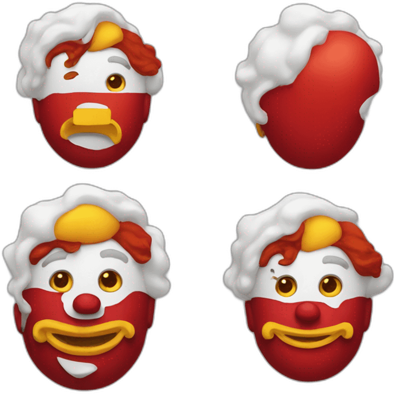 Ronald McDonald emoji