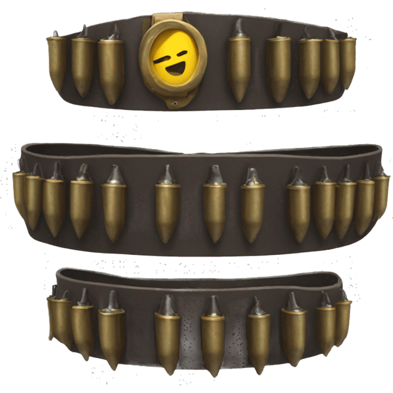 Bullet belt emoji