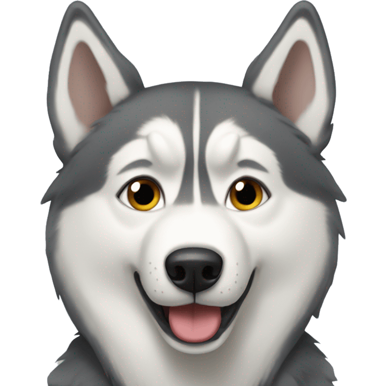 syberian husky emoji